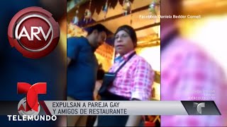 Expulsan a pareja gay de un restaurante | Al Rojo Vivo | Telemundo