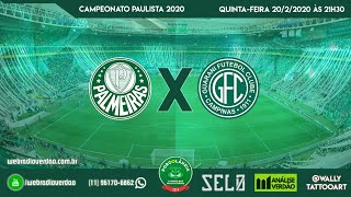 Palmeiras x Guarani - AO VIVO - Allianz Parque - Campeonato Paulista 2020 - 7 rodada