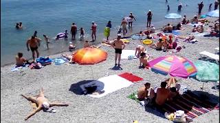 ПАРТЕНИТ.Крым.ГРЯЗНОЕ МОРЕ.Я КУПАТЬСЯ ЗДЕСЬ НЕ СТАЛ.ИСПУГАЛСЯ.ПОЧЕМУ ГРЯЗНЫЙ ПЛЯЖ И НЕ ЧИСТЯТ ?