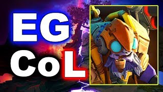 EG vs CoL - 80+ MIN CRAZY BASE DEFENSE! - TI8 NA DOTA 2