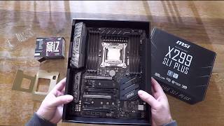 Einbauvideo Intel Core i7-7820X CPU auf MSI X299 SLI Plus Motherboard