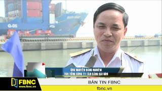 Đón chuyến tàu đầu tiên tại cảng Tân Cảng Hiệp Phước