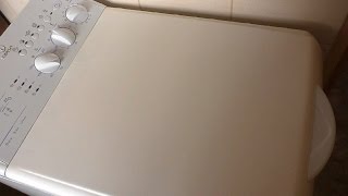 Стиральная машина Indesit Witl 106. Как снять с петель крышку.