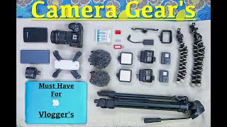 Best Vlogging Camera Setup - gopro & canon 200d mark 2 (full camera setup For vlogging - dji spark)