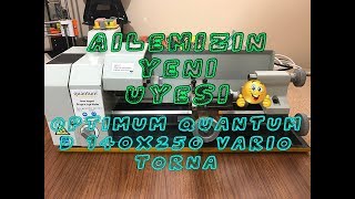 Masaüstü Torna|Optimum Quantum D 140x250 Vario Torna İnceleme