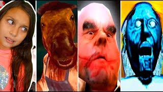 СМОТРИ КРУТЫЕ КОНЦОВКИ ГРЕННИ vs Мистер МИТ vs КОНЬ Head Horse, Mr. Meat, Granny, Unthread Валеришка