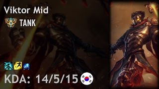 Viktor Mid vs Morgana - TANK - KR Challenger Patch 6.20