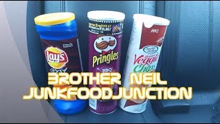 Lay's Stax vs Pringles vs Veggie Chips (BBQ flavour) CANADA October 2017