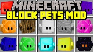 Minecraft BLOCK PETS MOD! | BUILD ARMY OF PETS TO BATTLE ZOMBIE APOCALYPSE! | Modded Mini-Game