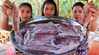 3 kg of squid grilled and steamed recipe - Natural Life TV