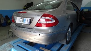 Mercedes-Benz CLK 270. ремонт пластика.