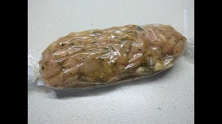 Куриный Сальтисон с желатином. Очень вкусный рецепт рулета из курицы. Зельц домашний из курицы.