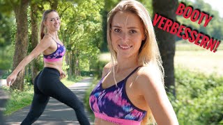 BOOTY WORKOUT + Anfänger Training! - Luisas Diät | Schmale Schulter