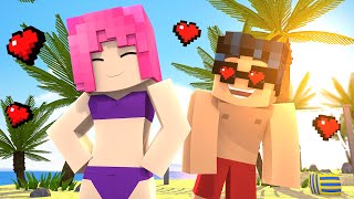 Minecraft Daycare - ROBIN & STARFIRE LOVE AT THE BEACH? (Minecraft Superhero Roleplay)