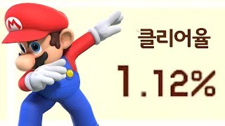 [슈마메2] 마린이가 클리어율 1% 맵에 도전! (머슬주의) (Super Mario Maker 2)