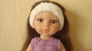 Повязка на голову спицами из Alize softy