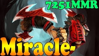 Dota 2 - Miracle- 7251 MMR Plays Bloodseeker Vol 1# - Ranked Match Gameplay!