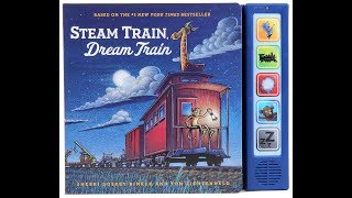 Детская звуковая книга на английском Steam Train, Dream Train