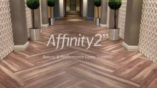 Affinity255 PUR heavy commercial luxury vinyl tiles