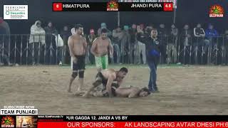KABADDI - 1ST SEMIFINAL HIMMATPURA VS JHANDIPURA Sheikhdaulat Kabaddi Cup 19 Feb 2019
