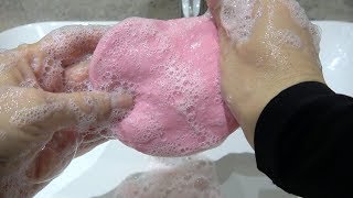 SABUN SLİME YAPTIM! ELİMİ YIKADIM-A101 Tutkalı Ve Kestiğim Sabunlarla -DIY Soap Slime