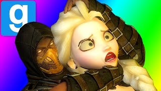 GMOD FUNNY MOMENTS! Elsa Vs Spiderman Gone Wrong! (GMod)