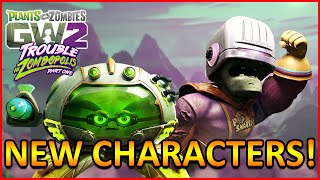 "NEW CHARACTERS" Toxic Citron And Breakfast Brainz - Plants vs Zombies Garden Warfare 2