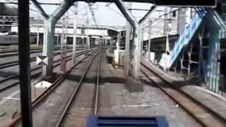 【爆音】常磐線103系前面展望(その1/2)上野→松戸 2004.4