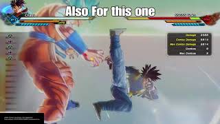 Xenoverse 2 Male Saiyan Stamina Break Combos
