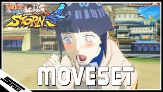 Naruto Ultimate Ninja Storm 4 - PTS Hinata COMPLETE Moveset