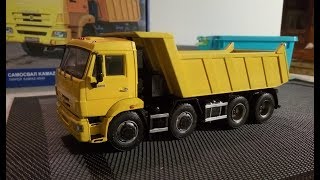 Сборная модель КАМАЗ-6540 8x4 самосвал (сборка)