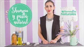 Shampoo y pasta de dientes fáciles de hacer