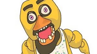 How to draw Chica from Five Nights at Freddys