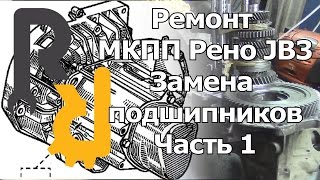 Ремонт МКПП Рено JB3 часть1