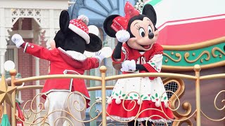ミッキー&ミニーのパフォーマンス!!。2019 クリスマスストーリーズ より。4K動画。