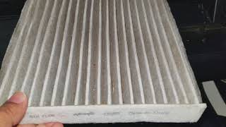 How to install cabin air filter in Toyota Camry 2014-2017