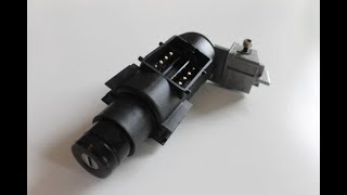 W140 разблокировка руля/замена корпуса/личинки/замок зажигания/unlock steering/ignition lock