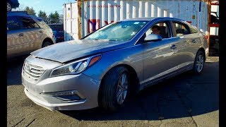 2015 Hyundai Sonata. Автомобили с аукциона (iaai.com) в Украину.