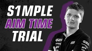 s1mple trying to beat AIM TIME TRIAL record ★ CS:GO