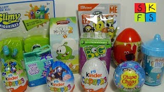 LPS Big bites OM NOM Миньоны PEPPA PIG Marvel SLIMY MONSTERS Lost kitties Unboxing