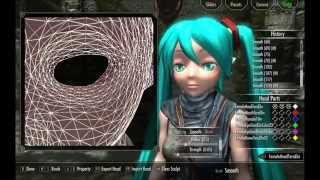 Skyrim Making my ANIME character
