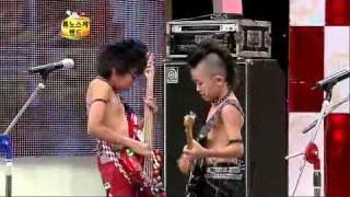 Japanese kids band on Korean TV Part 1(Eng Sub)