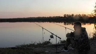 Рыбалка с Ночевкой в Краснодарском Крае! Пожар на рыбалке!