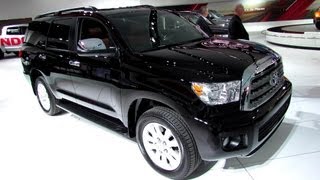2013 Toyota Sequoia Platinum - Exterior and Interior Walkaround - 2013 Detroit Auto Show
