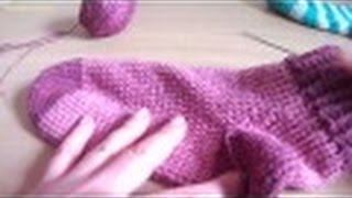 Как связать носочки крючком (вяжем мысок). How to tie a hook socks (knit toe).
