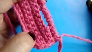 Вязание крючком - Урок 180 - Петля для пуговицы 2
