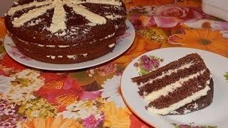 Вкусный, простой торт "Черный принц" в мультиварке