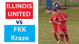 Youth Soccer Game Highlights: Illinois United vs FKK Kraze U10 (2020)