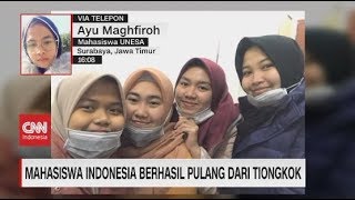 Mahasiswa Indonesia Berhasil Pulang Dari Tiongkok