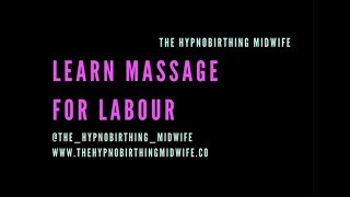 The Best Massage Technique for Labour